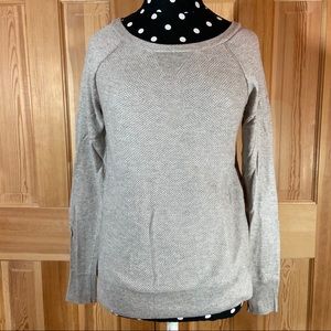 🖤 Waffle knit lightweight sweater- Taupe